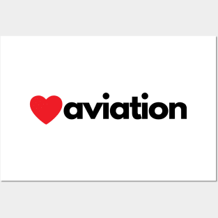 I Love Aviation Posters and Art